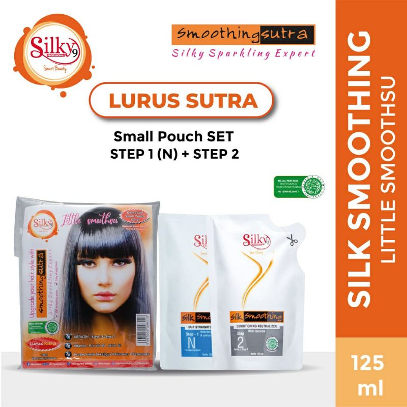Paket Smoothing Sutra Sachet | Silky Smoothing sutra | Hair Strightening Cream Step 1 | Hair Conditi