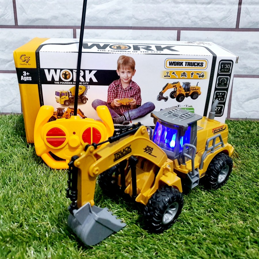 Rc Truck Excavator Remote Control - Mainan Beko anak murah