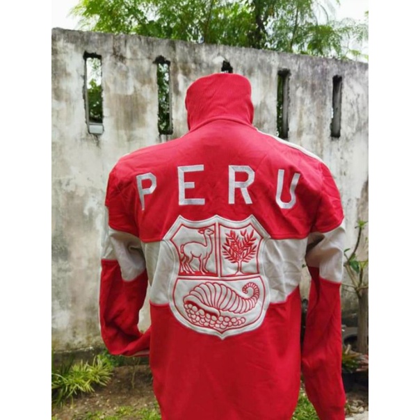Tracktop jaket thrift second adidas peru