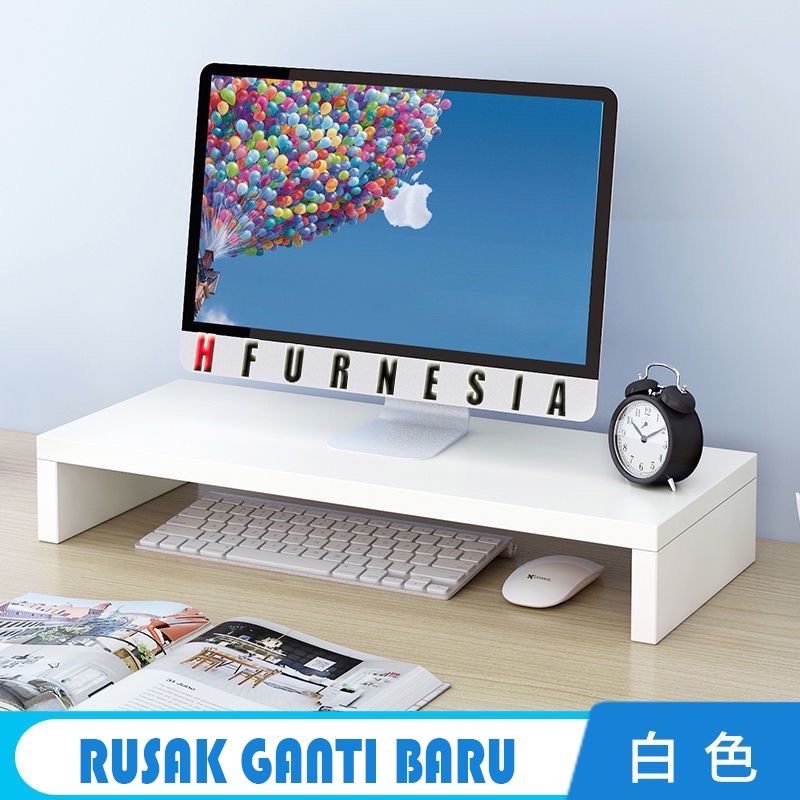 Jual Computer Monitor Stand Raiser Increased Shelf Base Desktop ...