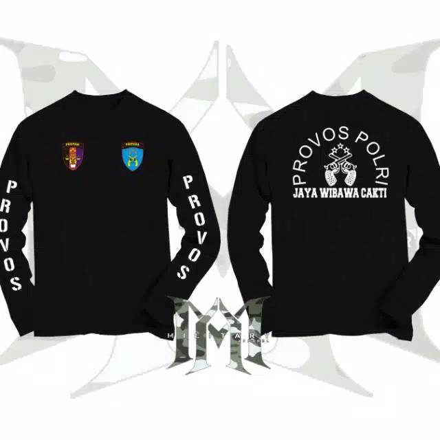 Kaos lengan panjang PROVOS POLRI