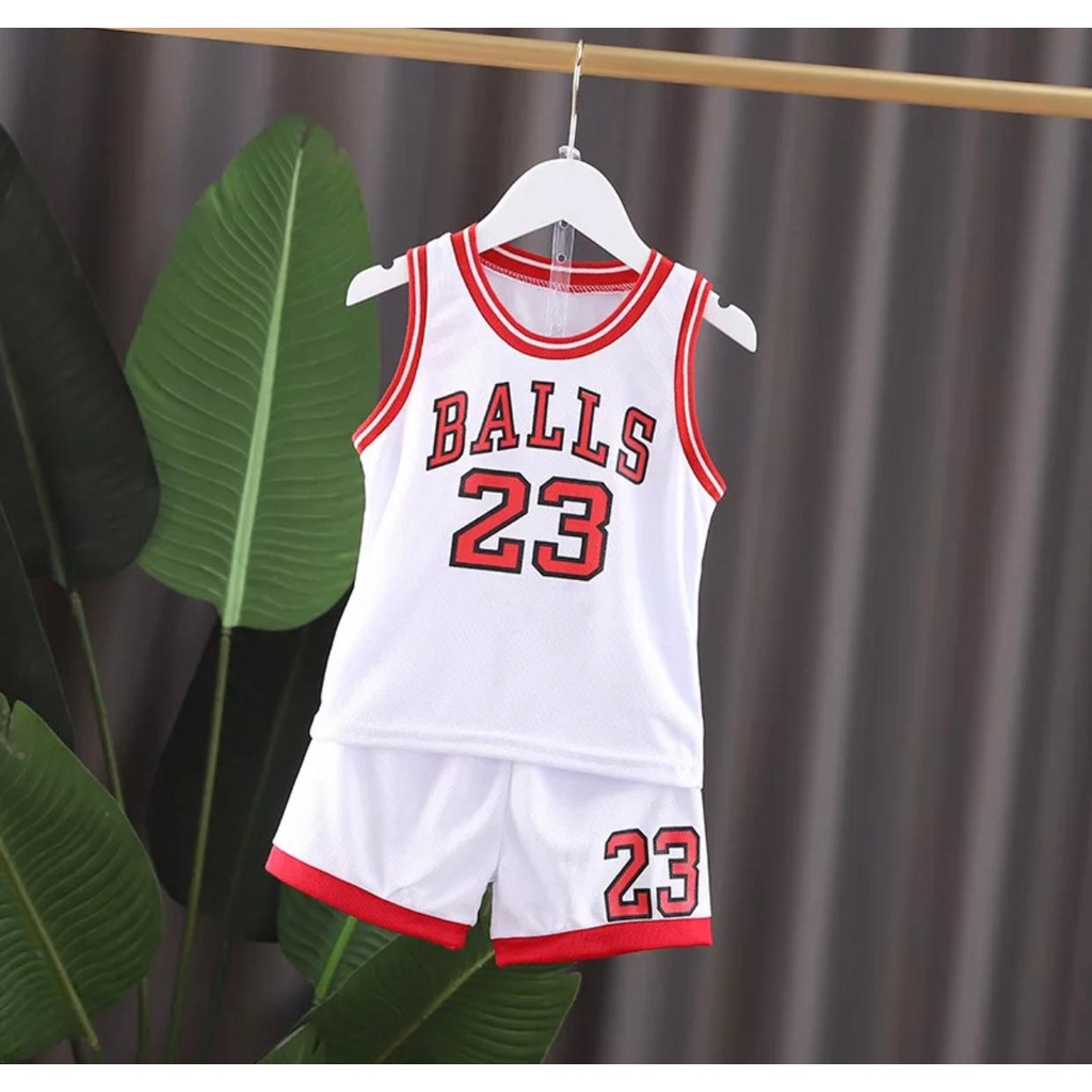 SETLAN BAJU LEXBONG ANAK LAKI LAKI BASKET BALL 23 SIZE 1-5 TAHUN TERBARU TERLARIS BAHAN KATUN PREMIUM/ SETELAN BAJU LEBING ANAK LAKI LAKI/ SETELAN BAJU BASKET ANAK LAKI LAKI/ SETELAN LEXBONG BASKET ANAK/ LEXBONG ANAK LAKI LAKI