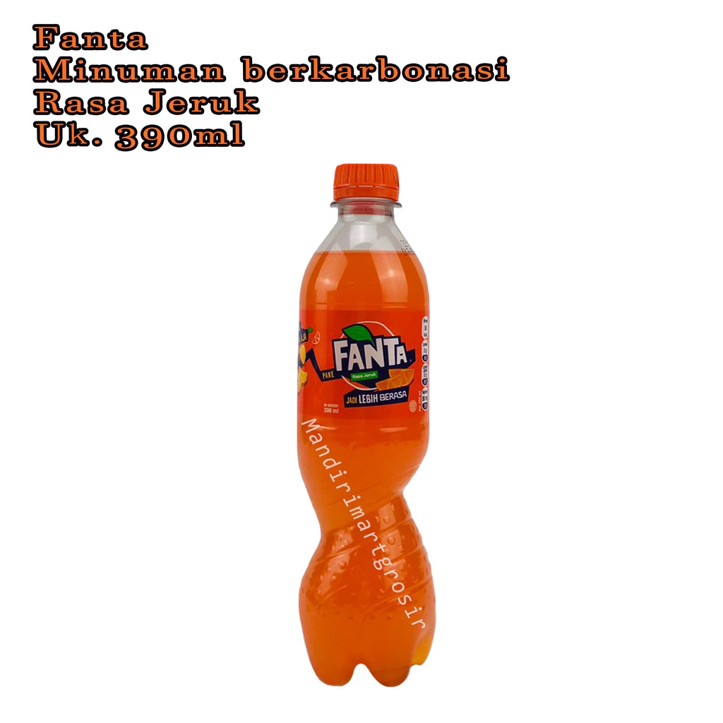 Minuman berkarbonasi rasa Jeruk *Fanta * Minuman * 390ml