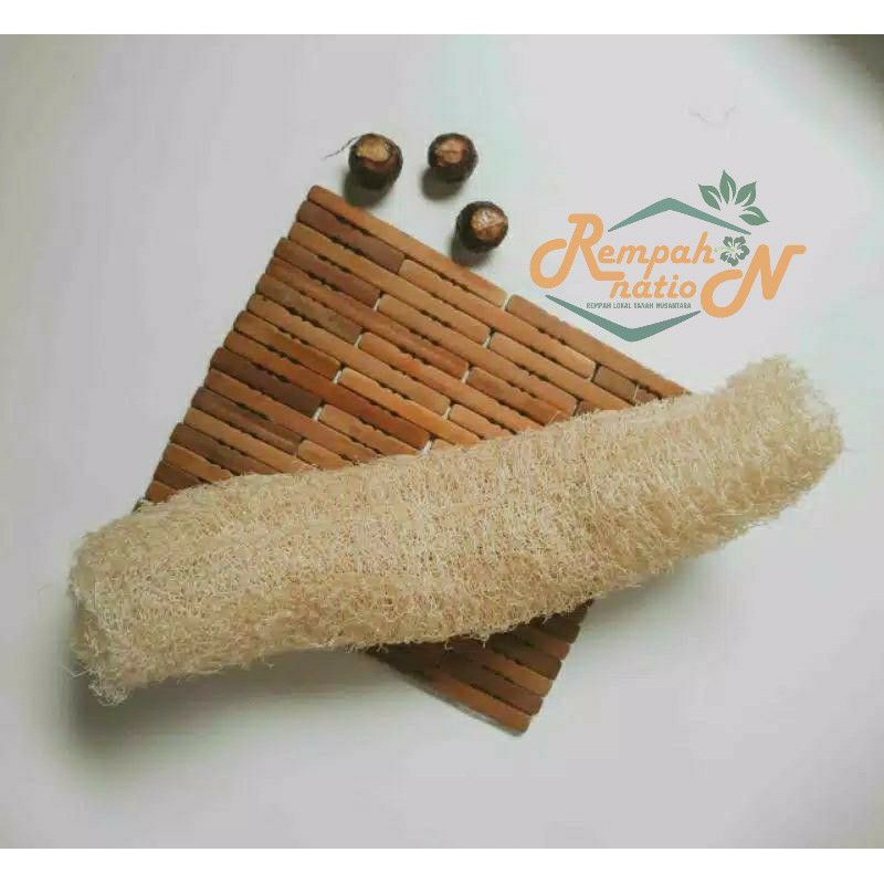 NATURAL SPONGE LOOFAH BLUSTRU / SPON ALAMI GAMBAS / OYONG KERING