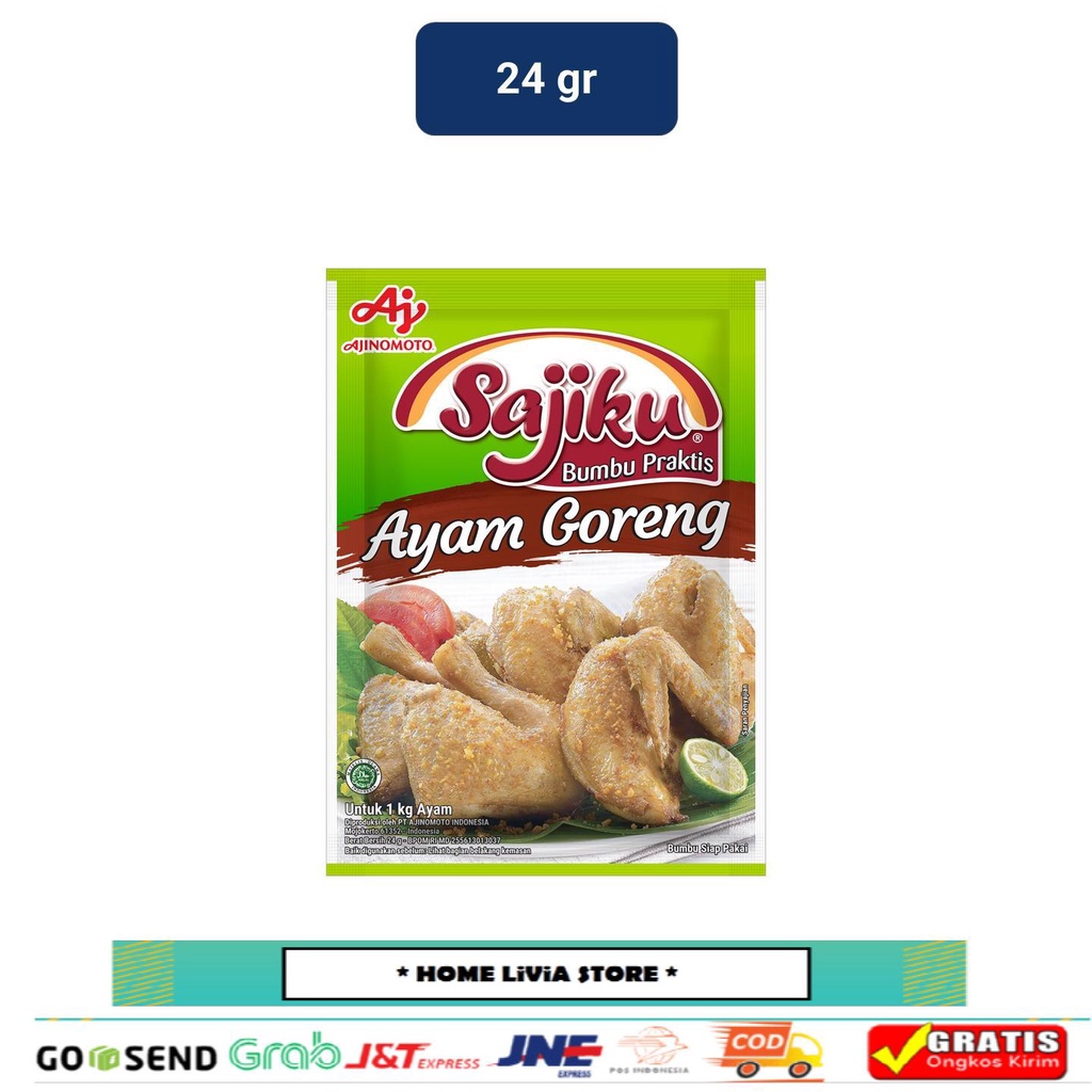 

Sajiku Bumbu Ayam Goreng Tradisional 24 gr