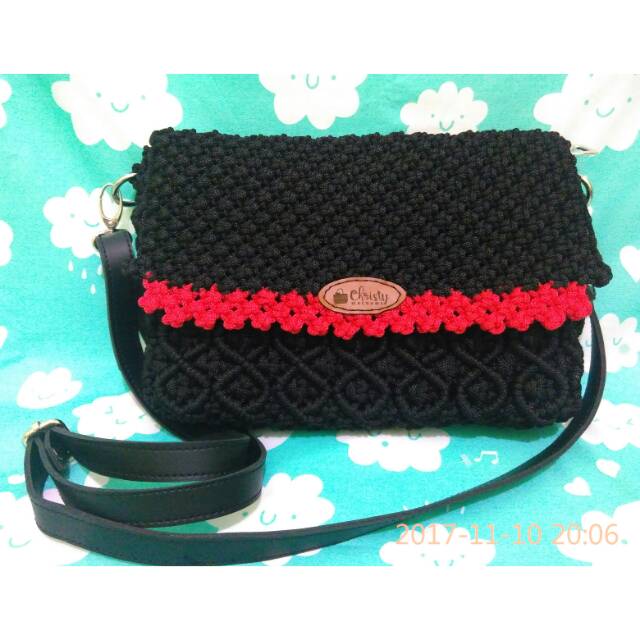 Tas selempang tali kur