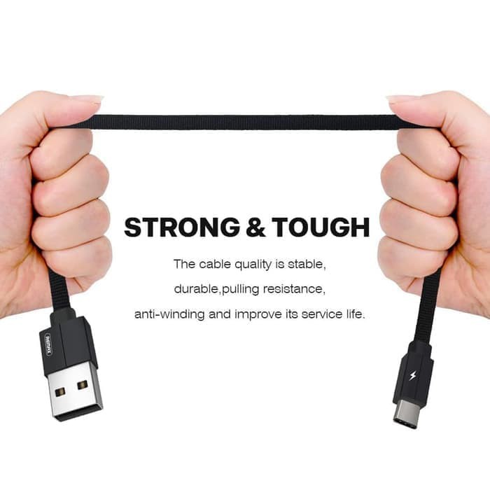 [2M] REMAX TYPE-C USB Kabel Data Kerolla RC-094A Fast Charging Cable