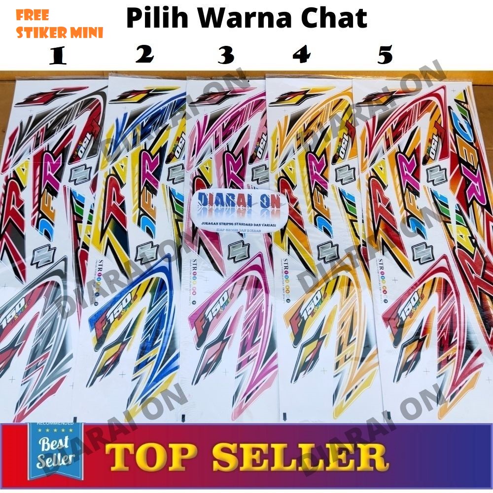 Striping Stiker Variasi Motor Satria FU - Satria Injeksi F150 - Raider Murah