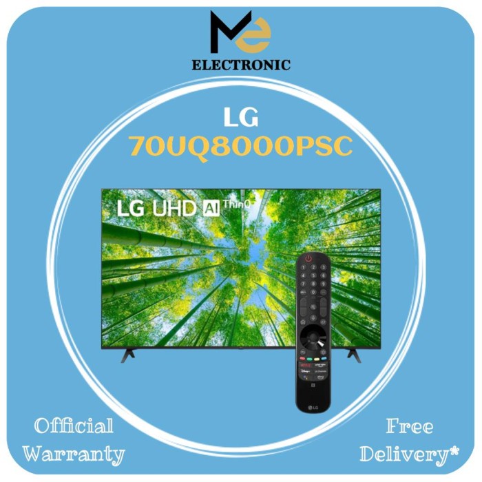 adrianisalsabila - TV LG 70UQ8000 4K UHD SMART TV LG 70 INCH UHD LG 70UQ8000PSC 70 INCH