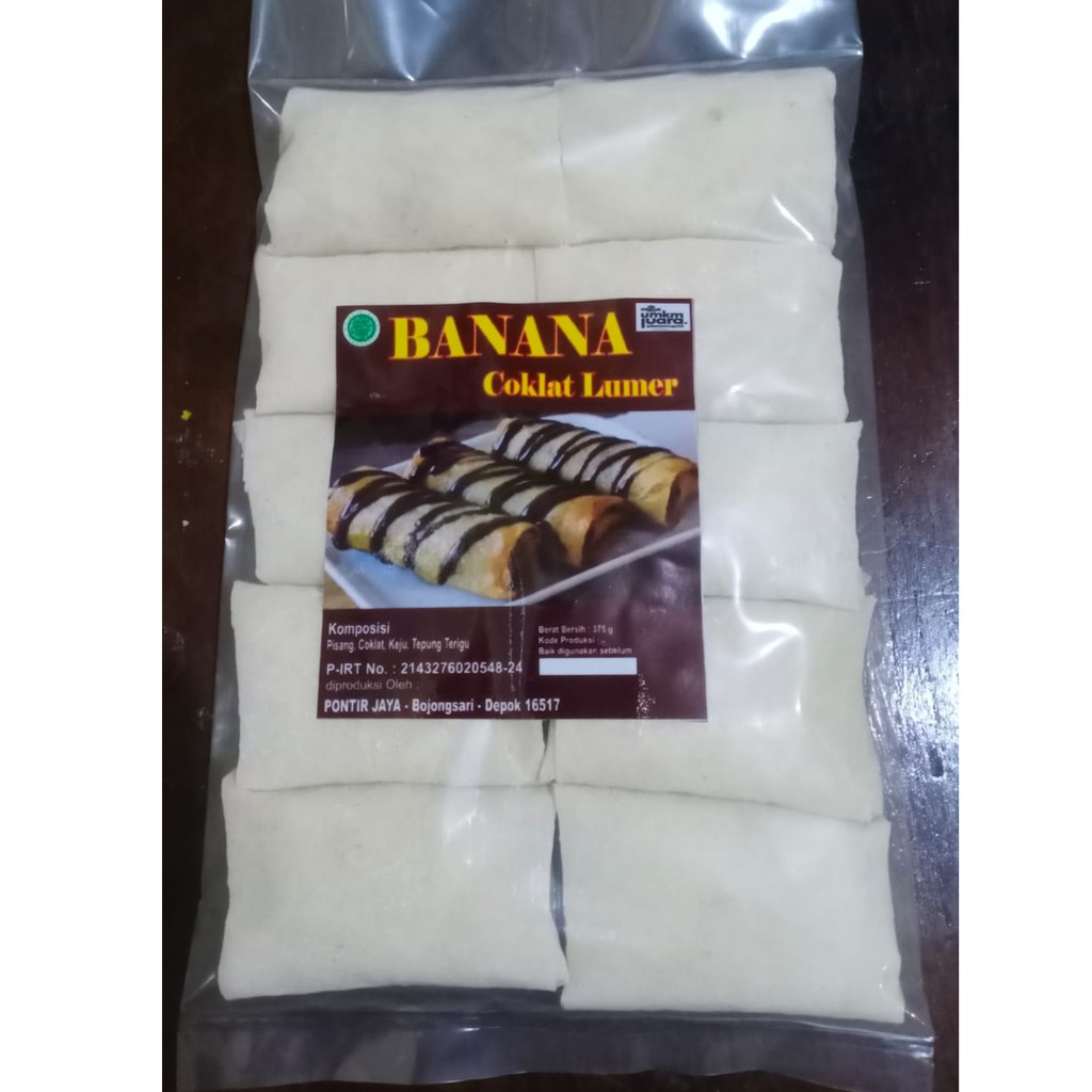 Pisang Coklat Lumer Banana Coklat Lumer Cemilan Pontir Jaya Shopee Indonesia