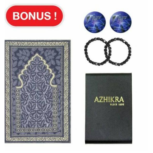 Terlaris. Kalung Kesehatan AZHIKRA - Tasbih Azikra Original 100% Batu GWISAMUNSOK - Azzikra Asli Lej