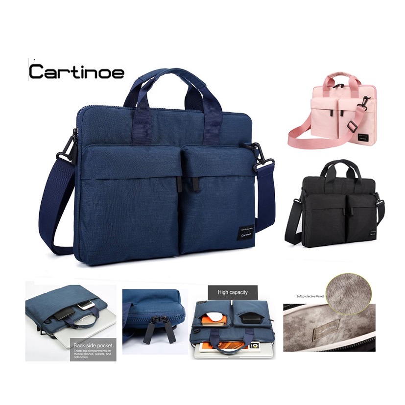 Tas Laptop Macbook Cartinoe RFID Blocking Messenger Bag 13 - 13.3 inch