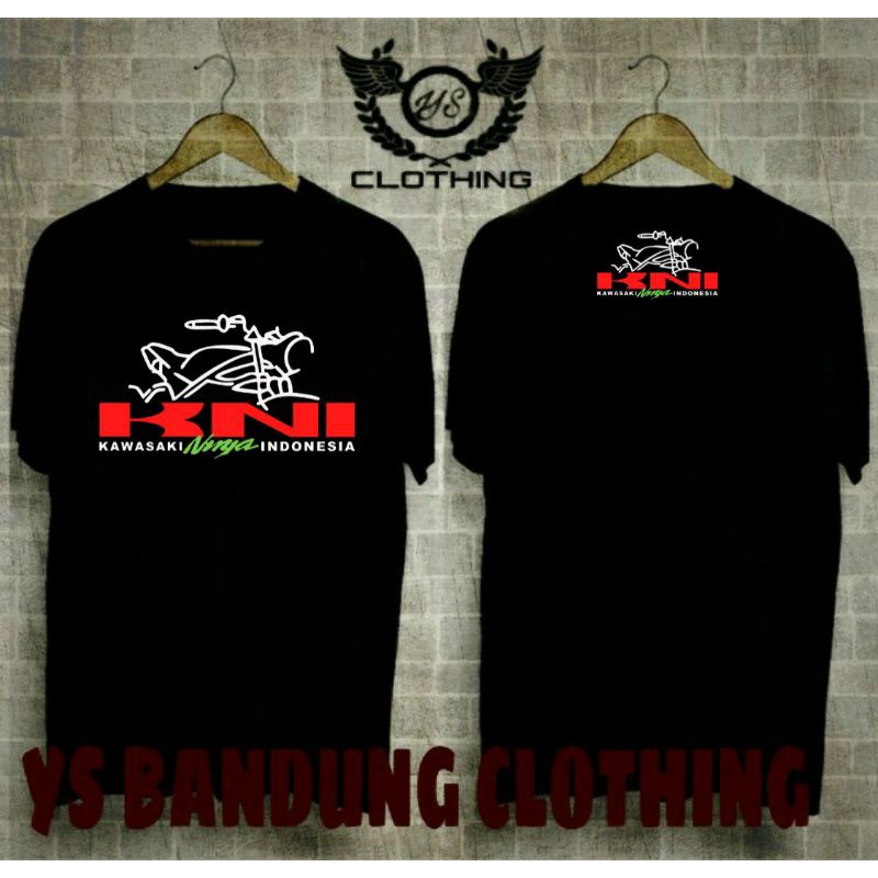 Bkau kaos Tsthirt KNI Kawasaki ninja Indonesia simple keren