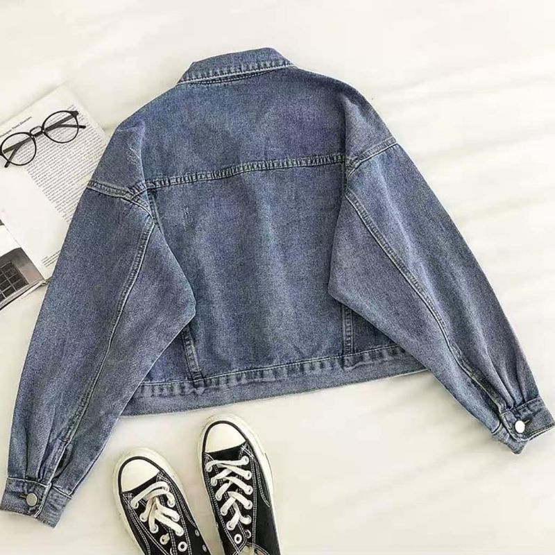 Malta Jaket Jeans Premium Korean Style Jaket Oversize Unisex