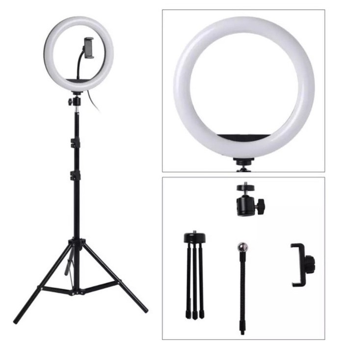 Ring Light 26cm + Light Stand Tripod 2M Selfie Vlogger Livestreamer Tiktok