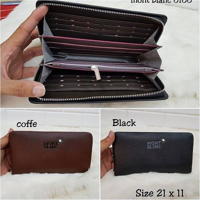 Montblanc Black Cokelat Wallet Import