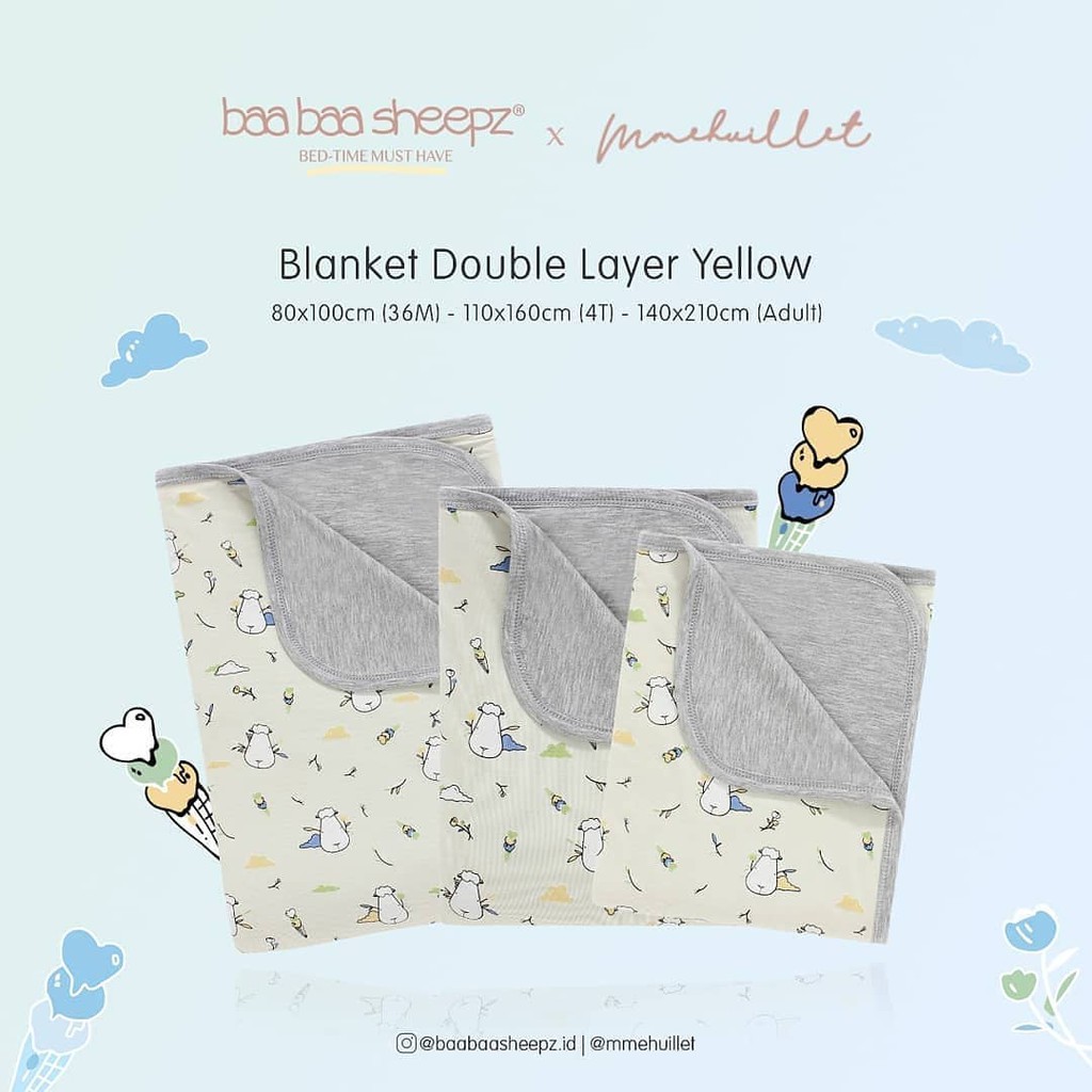 Baabaa Sheepz Blanket  / Selimut Baabaasheepz