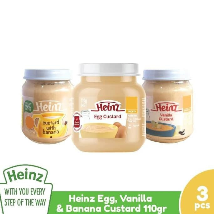 Heinz Custard 110g All Varian(Sertakan Packing Tambahan - Baca Deskripsi)