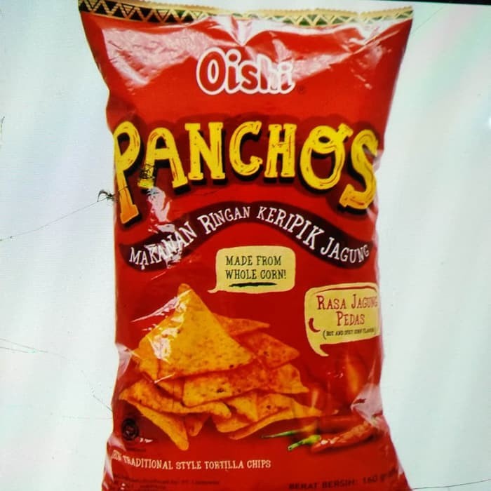 

Oishi Panchos Rasa Jagung Pedas 160Gr