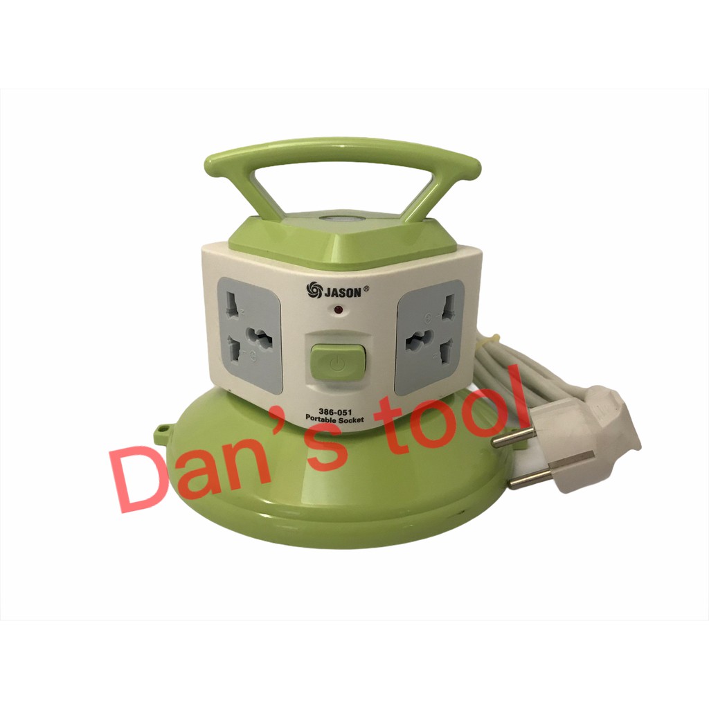 Portable Socket 4 Lubang / Colokan 4 lubang / Sambungan kabel