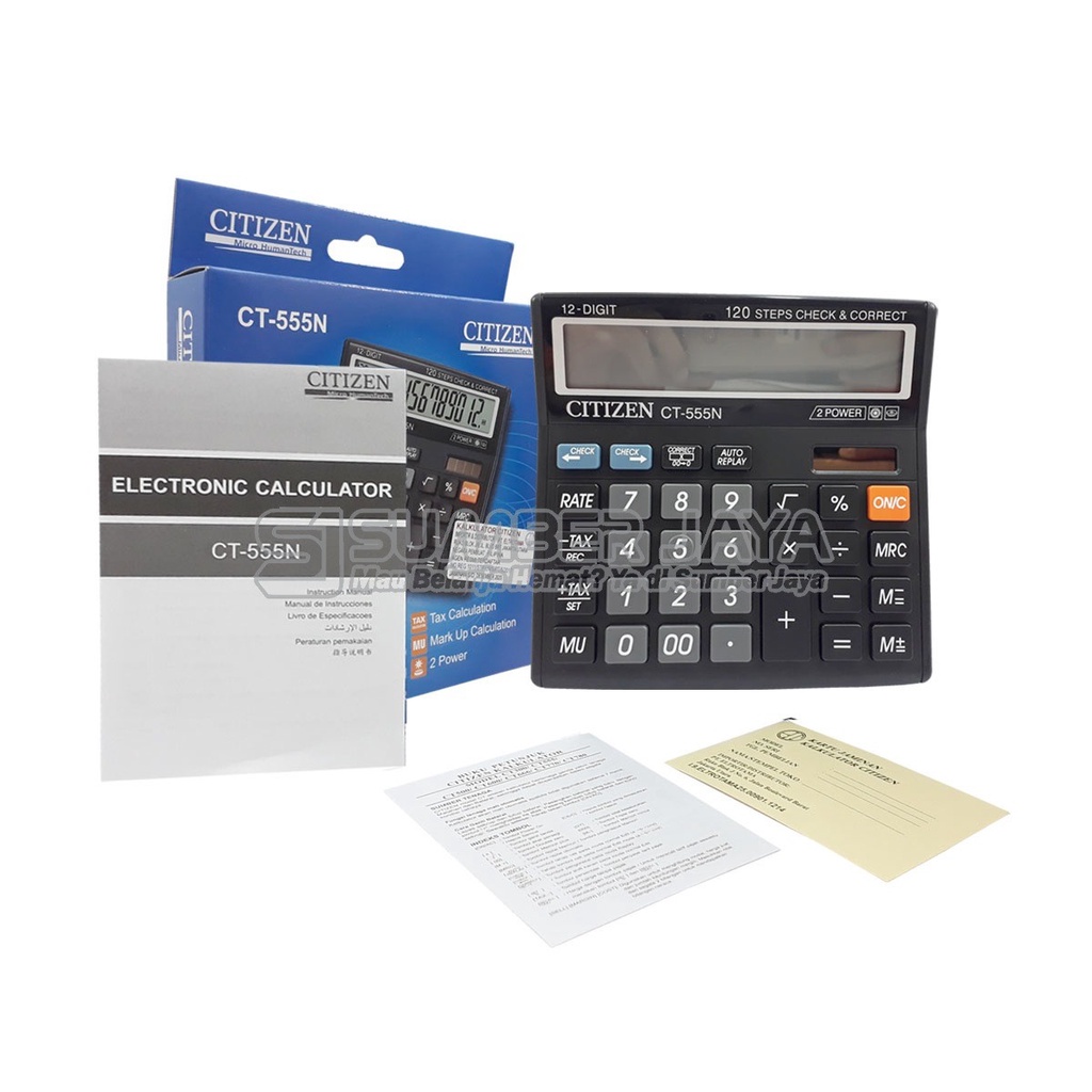 

Kalkulator Citizen Desktop Calculator CT - 555N