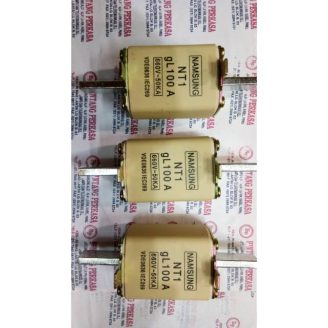 NH-fuse link size 1 tersedia ampere 63/80/100/125/160/200/250 ampere made in china