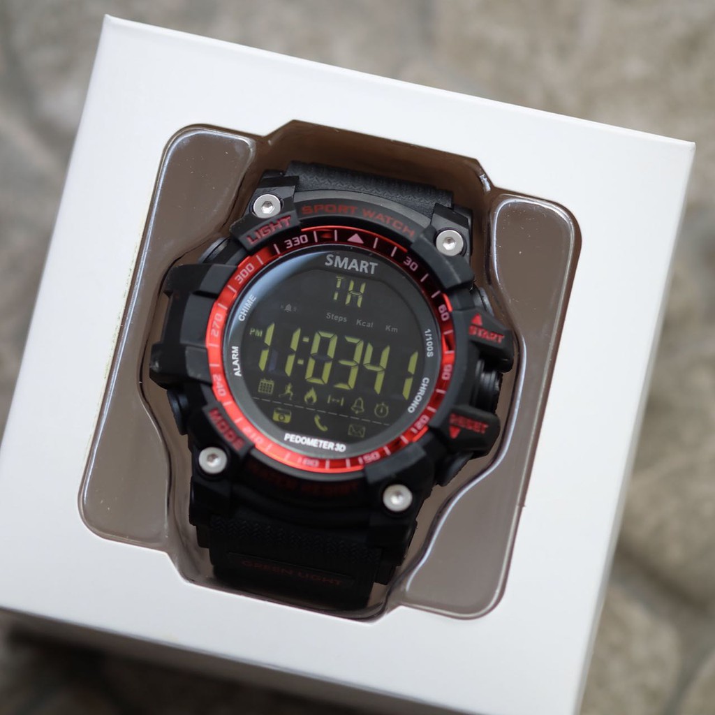 Jam Tangan Pria Smart Watch Tali Karet