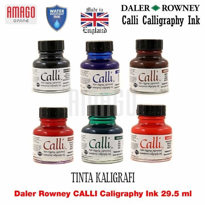 Daler Rowney - CALLI - Calligraphy Ink 29.5ml - Brown - 604301012