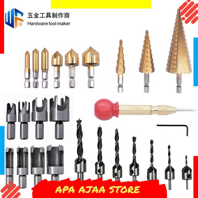 Terbaru ! Mayitr Hardware Tool Maker Mata Bor Drill Bit Set 24 PCS - ZSD1