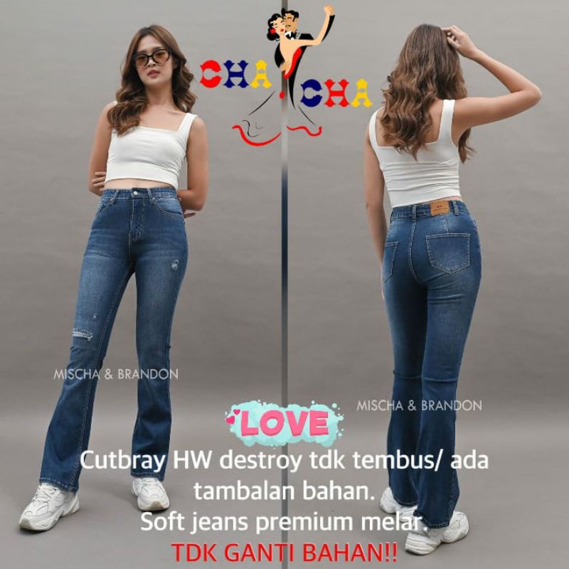 CELANA JEANS/CUTBRAY MISCHA&BRANDON/CELANA SOBEK BIRU