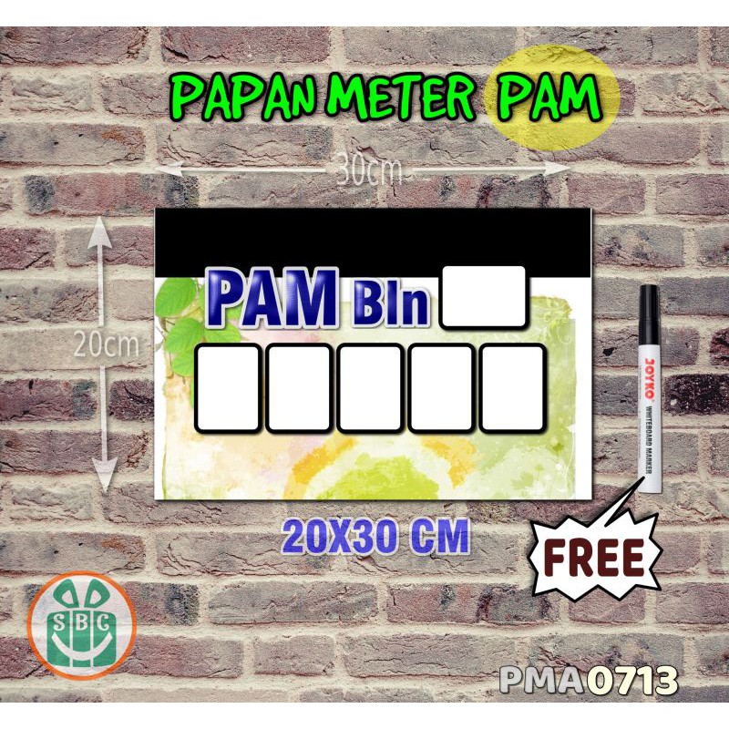 

Stokastik Papan Meter Listrik PLN PAM motif Unik - Pastel 13