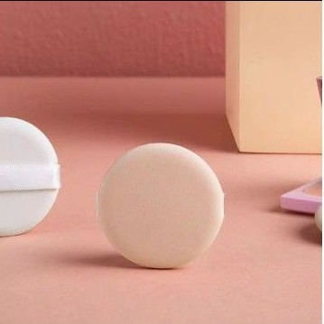 2 pcs Air Cushion Puff Spons Foundation Bedak Cair Sponge mika 3 in 1 bedak padat