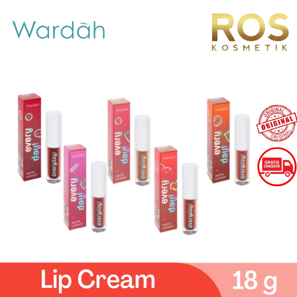 Wardah Everyday Matte Lip Shot 18 g | Lipcream