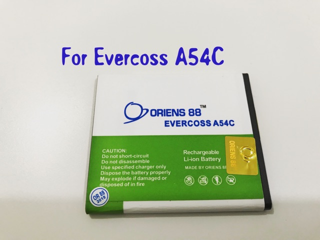 (P) Baterai batre battery Evercoss A54C double power/IC ORIENS88