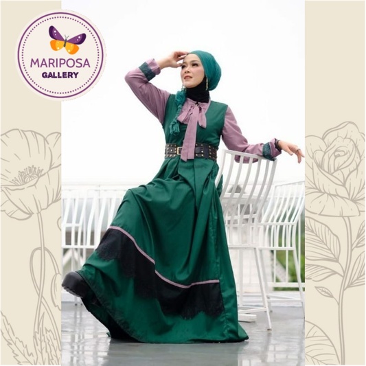 DEURA Busana Muslim Terbaru / Dress Deura / Gamis Deura Original / Setelan Gamis Deura 246 Original