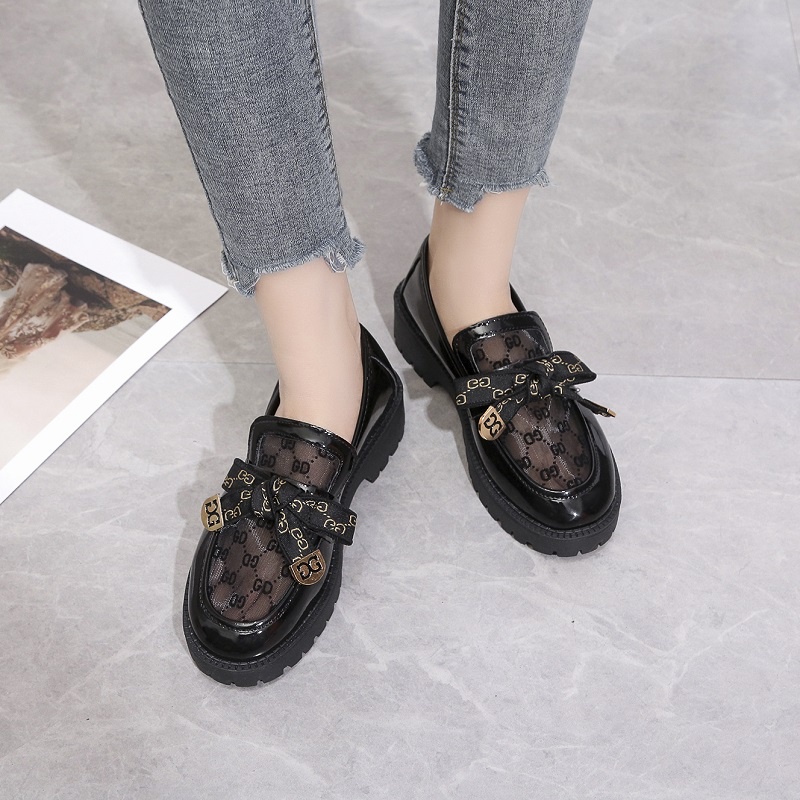 AGI0972 Sepatu Docmart Wanita Fashion Import Gaya Kekinian Korean Style Loafer Ready Jakarta Bisa COD (With Box)