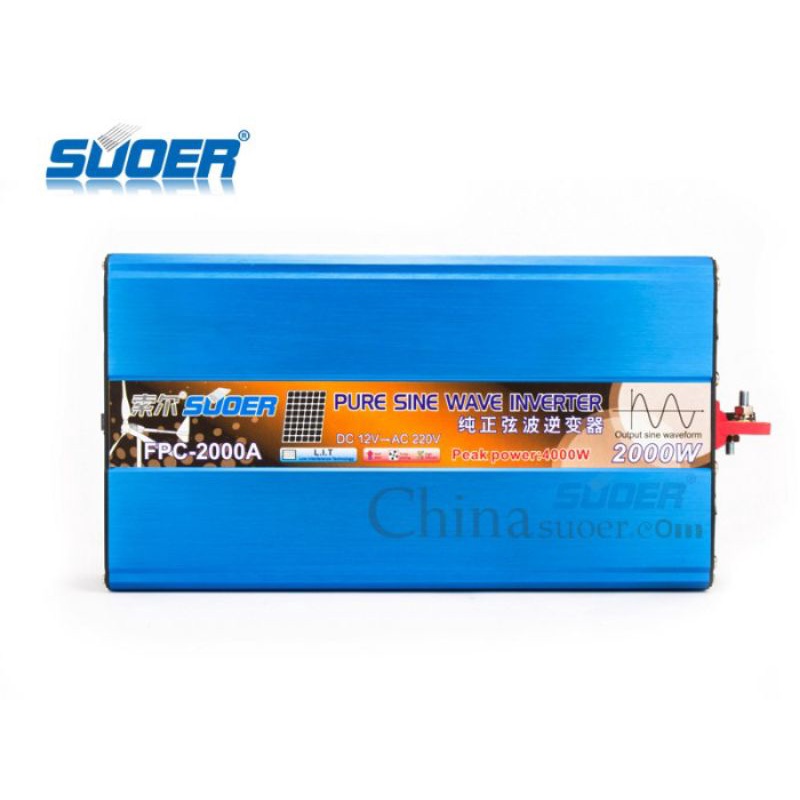 suoer fpc 2000a power inverter pure sine wave 2000w sinus murni 2000w