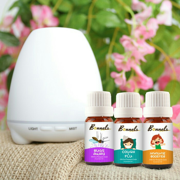 PAKET DIFFUSER + 2 BONNELS ESSENTIAL OILS