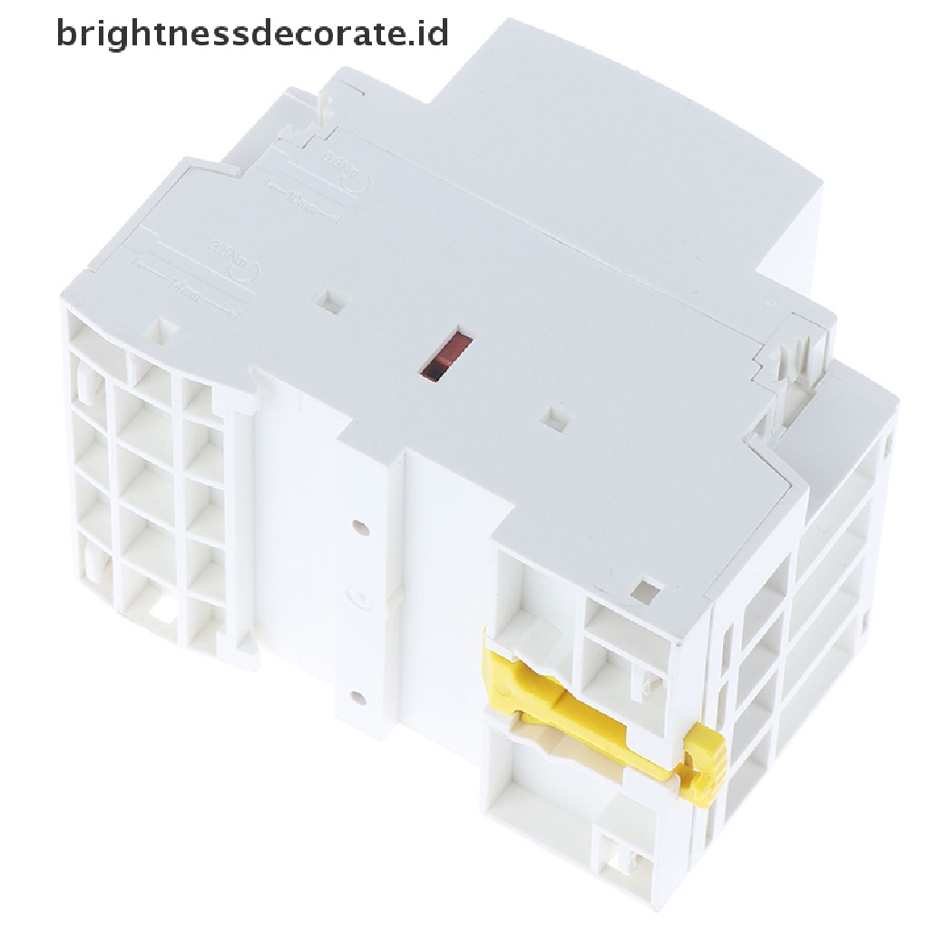 Kontaktor Ac 4p 63a 2nc 2no 220v 400v ~ 50 / 60hz Din Rail Untuk Rumah Tangga