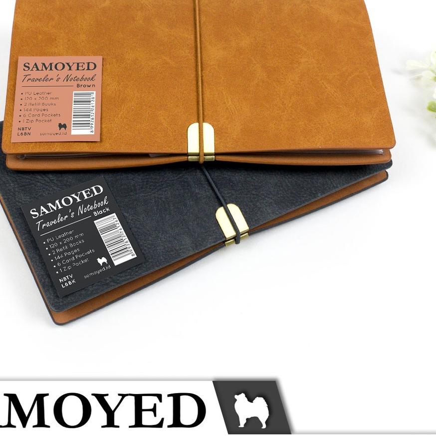 

Buku Tulis / Catatan / Agenda / Jurnal / Traveler's Notebook / Diary / Journal Samoyed NBTV-L6 .,