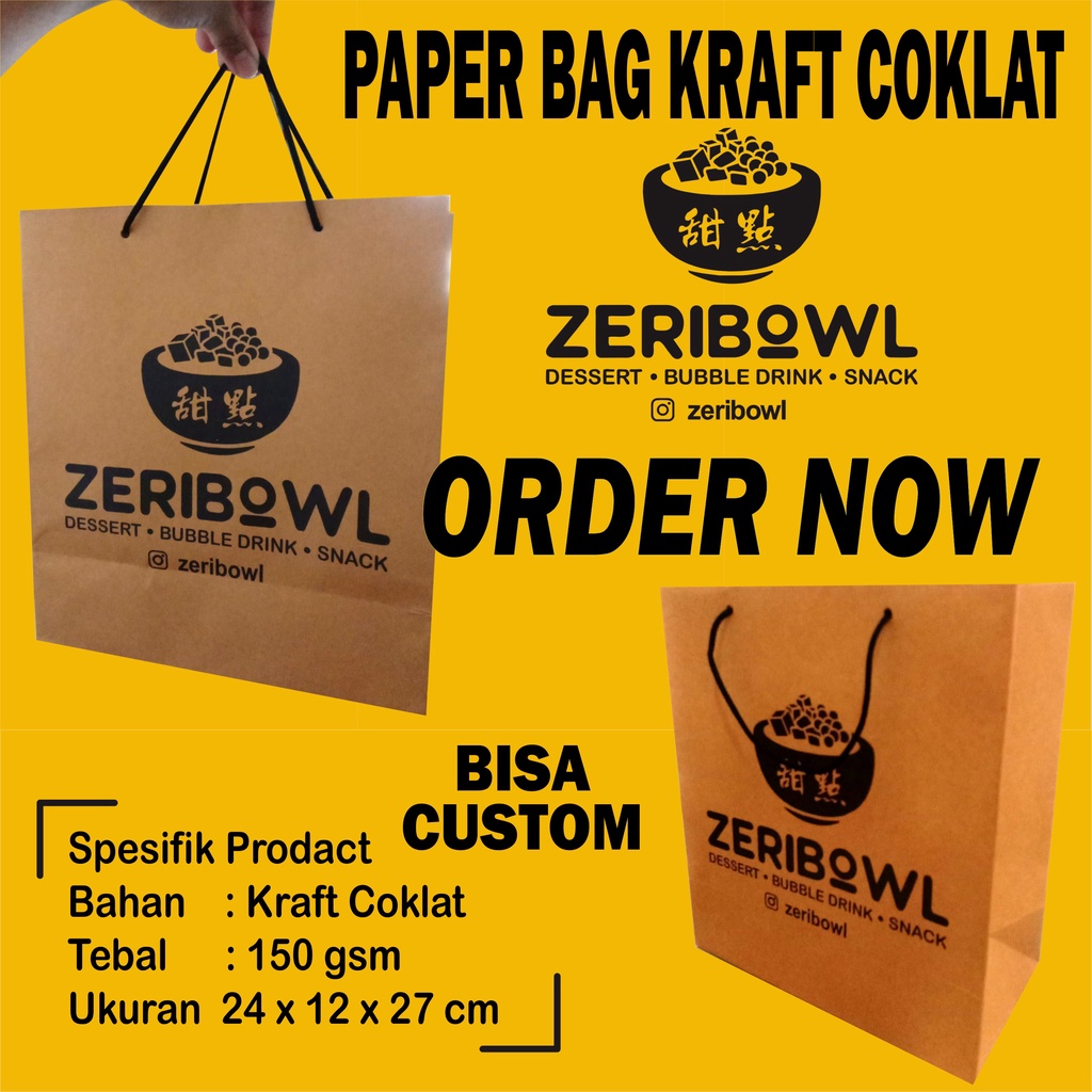 

Paper Bag Kraft Coklat