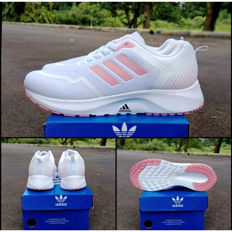 SEPATU ADIDASS ZOOM  NEO  SEPATU OLAHRAGA WANITA SEPATU RUNNING WANITA  RINGAN  SEPATU SENAM  DAN LENTUR