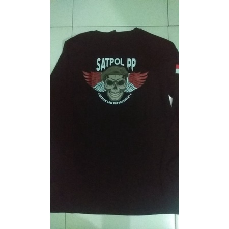 KAOS SATPOL PP,kaos atasan satpol pp lengan panjang