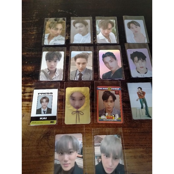 Photocard Kai Jumatan , Kai Power , Kai Jopping , Kai Concept Book SuperM , AR Jewel Case Kai MMMH