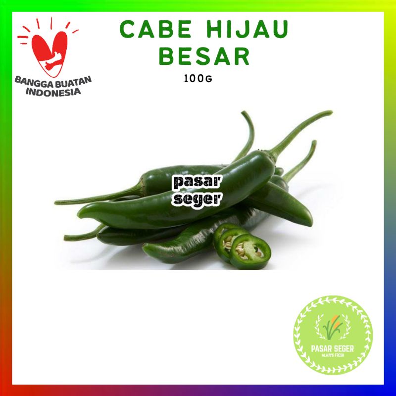

CABAI / CABE HIJAU [100g]