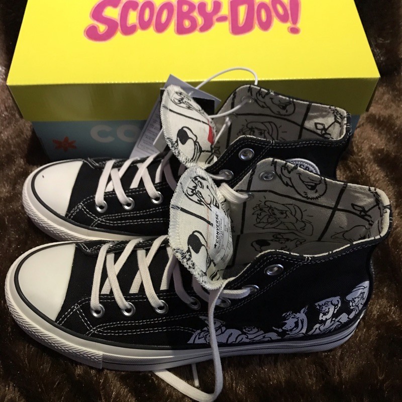 CONVERSE SCOOBYDOO HIGH BLACK WHITE 70S PREMIUM