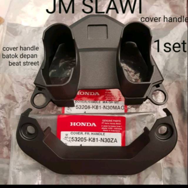 Cover handle depan belakang beat street 1 set ori Honda