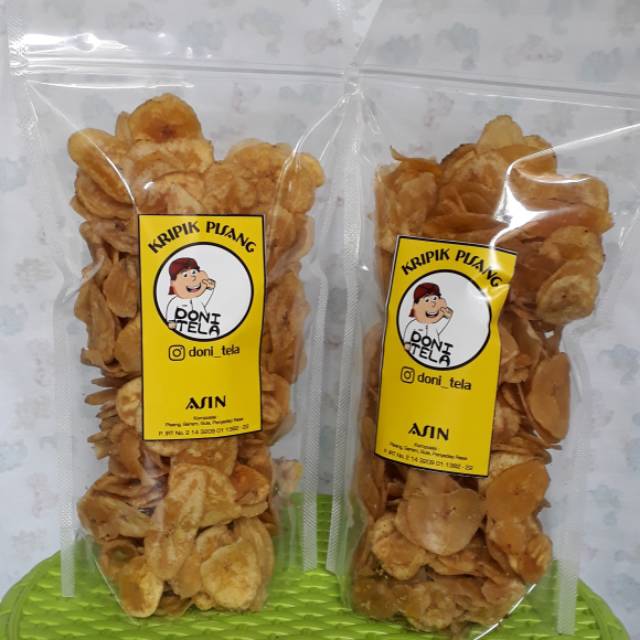 

Keripik pisang original rasa asin isi 500gr