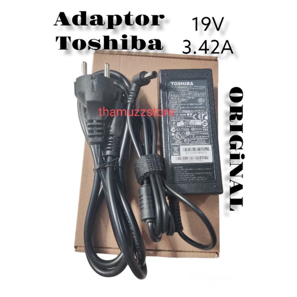 Adaptor Toshiba 19v 3.42a Original L730 L735 L740 L745 L770 L755 C840