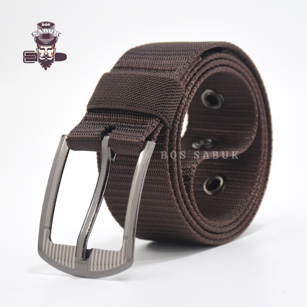 Ikat Pinggang Pria Nylon Canvas Terbaru Sabuk Pria Tactical Military Gesper Kanvas Nylon Men Belt-BS223